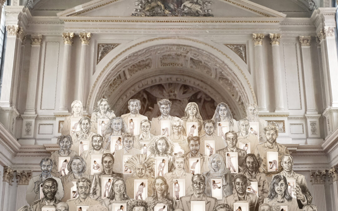 Last chance to view Es Devlin’s landmark installation CONGREGATION in support of UK for UNHCR