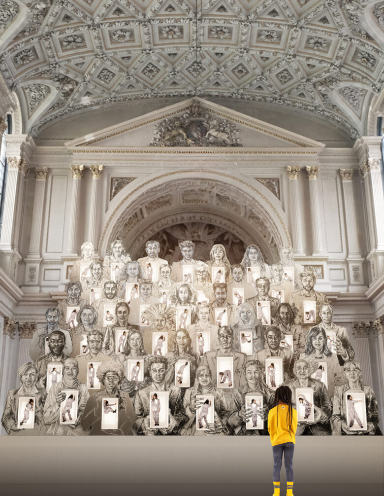 Es Devlin to unveil landmark installation on the Strand in London in support of UNHCR.