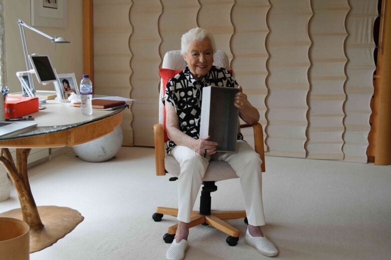 Dame Stephanie (Steve) Shirley sitting for a portrait