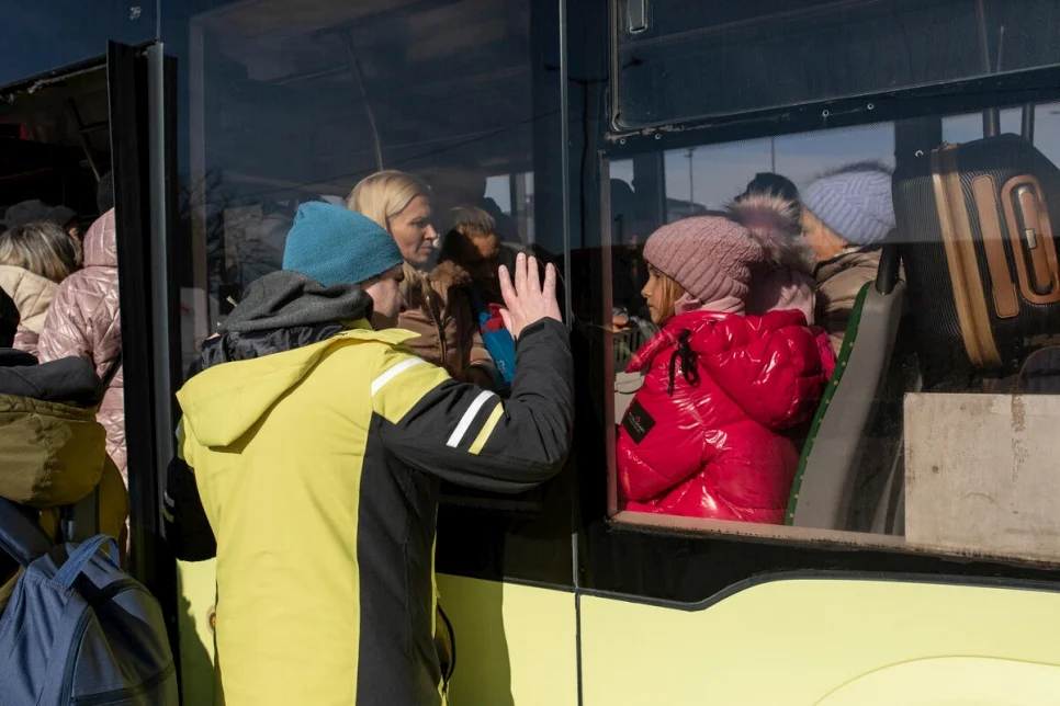 A month since the start of the war, almost a quarter of Ukraine’s population are displaced