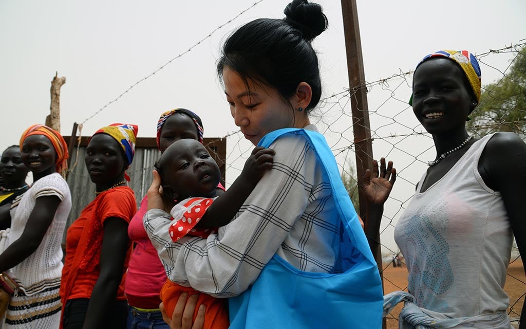 Risking danger to help refugees in South Sudan